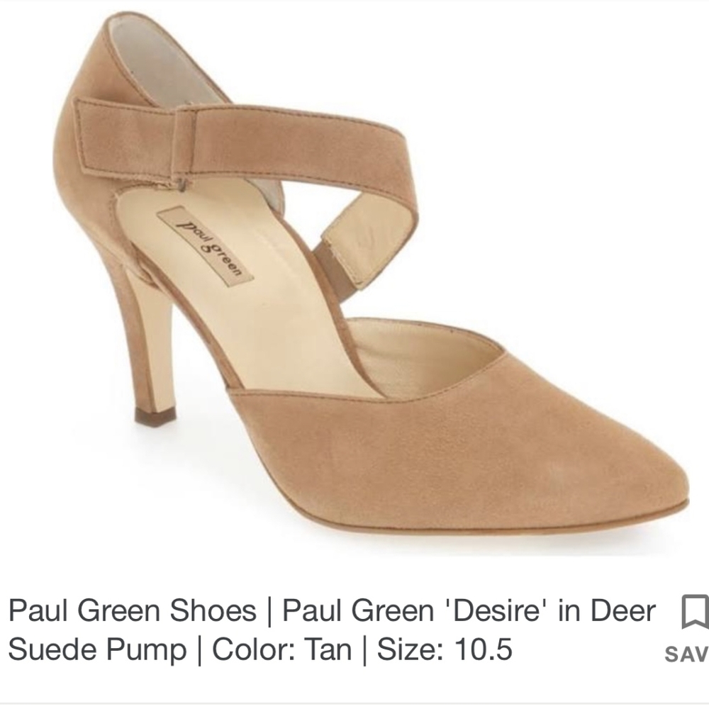 Nude Ankle Strap Heels